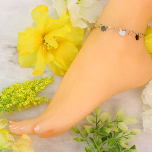 Minimalist Anklet, Sleek & Modern Design, Women’s Fashion, YC110225-A - Picture 9 of 10